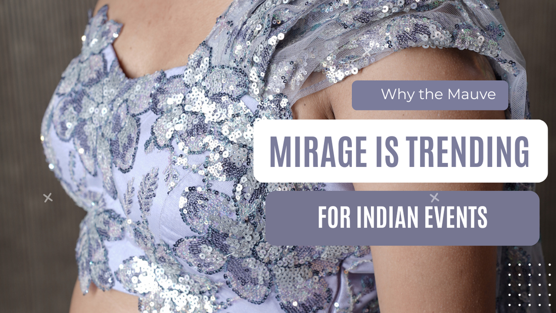 Why the Mauve Mirage is trending for Indian events