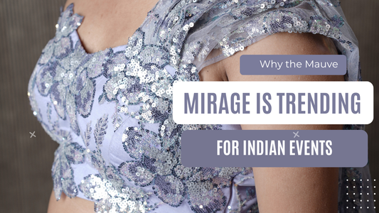 Why the Mauve Mirage is trending for Indian events