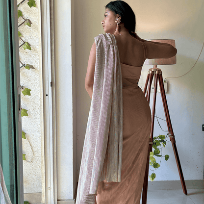 Champagne Trail Gown