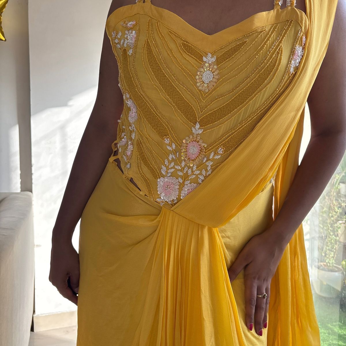 Sunlit Glow Yellow Gown