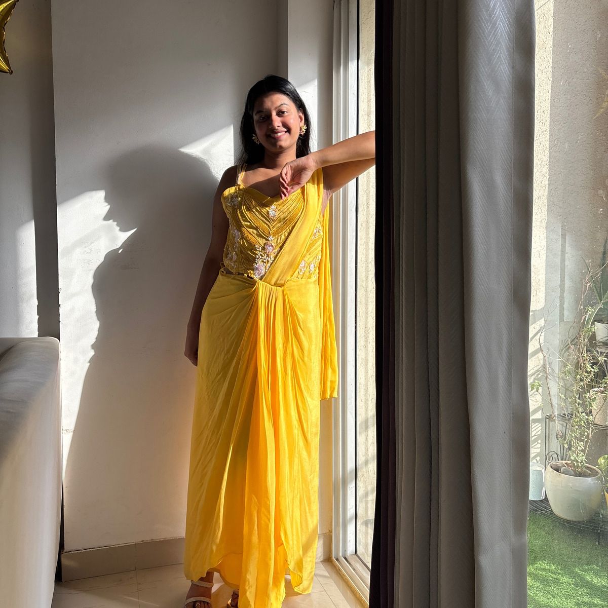 Sunlit Glow Yellow Gown